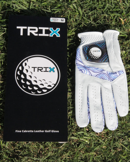 Trix Golf Glove - Blue